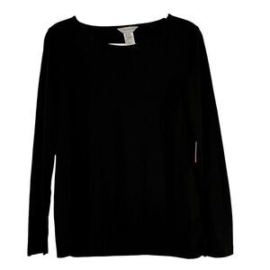 NWT Multiples Black long Sleeve Tee Shirt Small